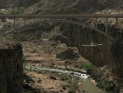 Fly under the bridge