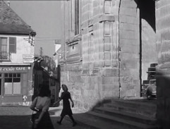 Barny arrives at the church to return her books to the priest