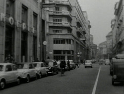 Driving through the city